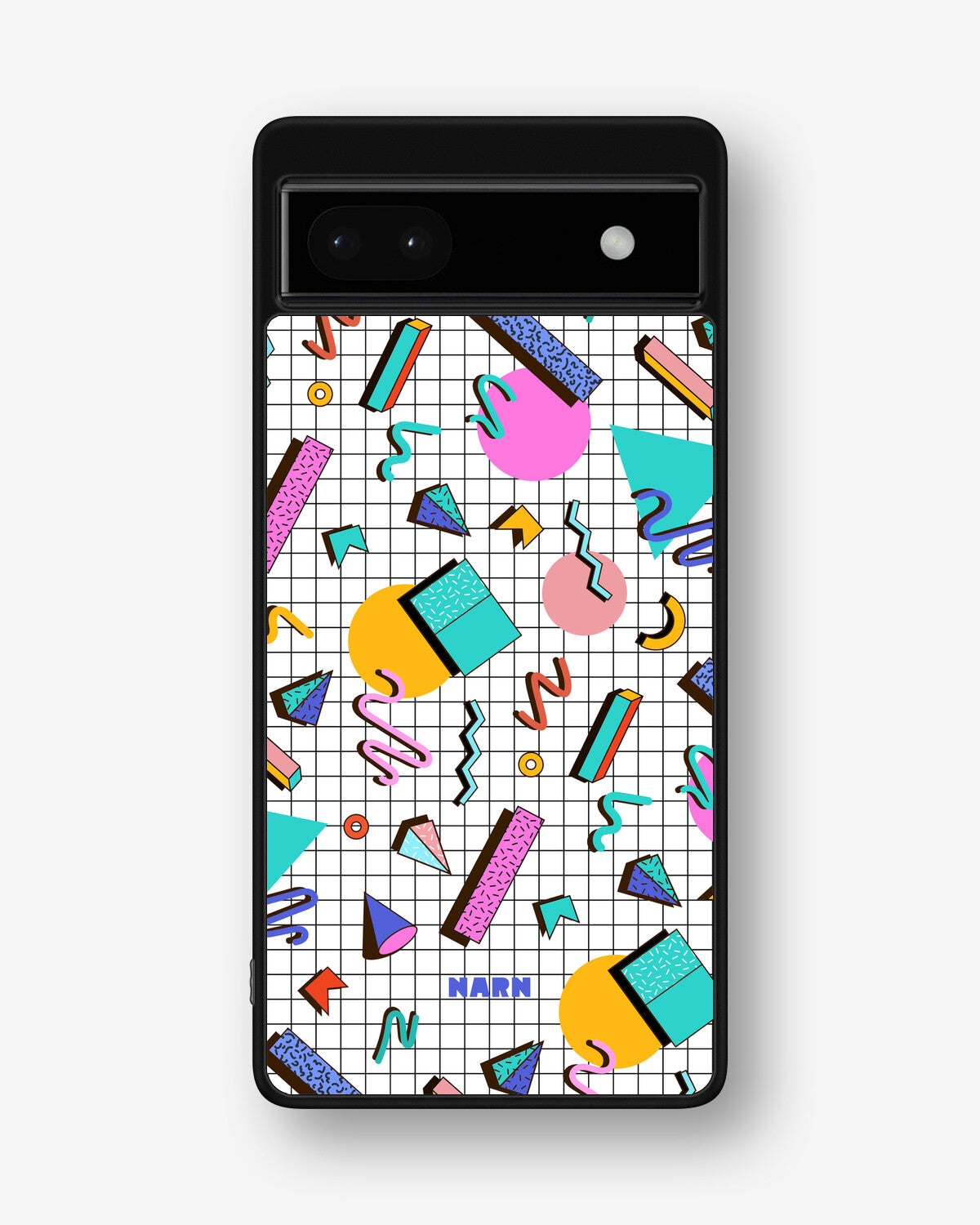 Google Pixel 6a Hard Case – 80s Memphis - View 1