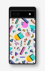 Google Pixel 6a Hard Case – 80s Memphis - View 1