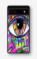 Google Pixel 6a Hard Case – Abstract Eye - View 1