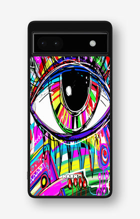 Google Pixel 6a Hard Case – Abstract Eye - View 1