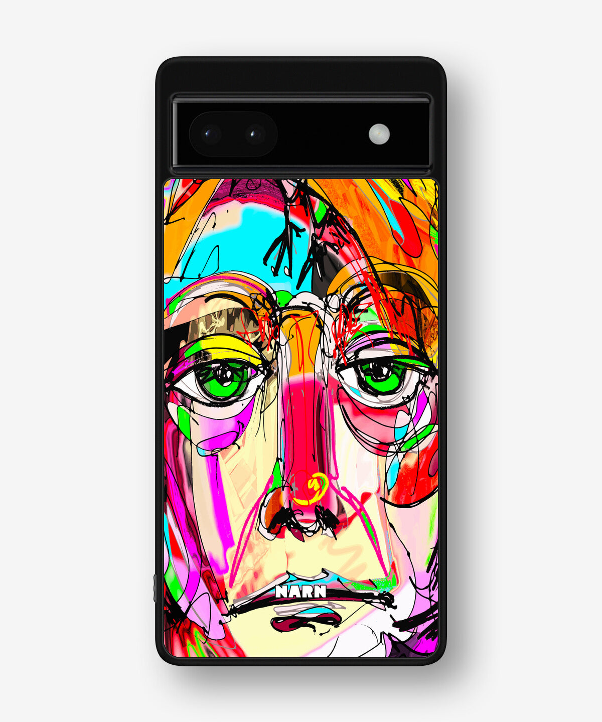 Google Pixel 6a Hard Case – Abstract Portrait - View 1