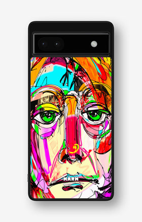 Google Pixel 6a Hard Case – Abstract Portrait - View 1