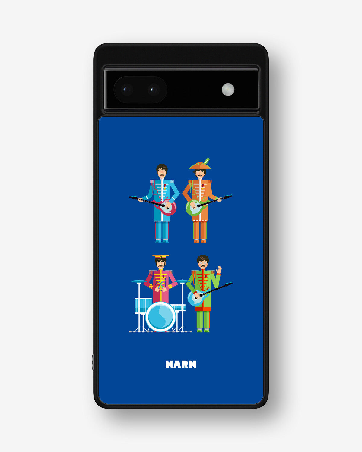 Google Pixel 6a Hard Case – Beatles Blue - View 1