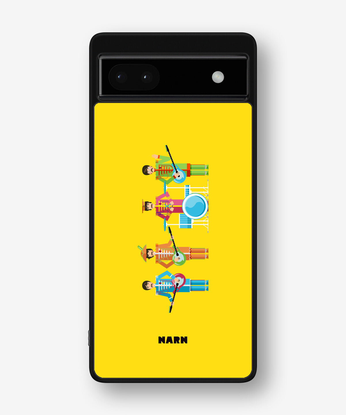 Google Pixel 6a Hard Case – Beatles Yellow - View 1