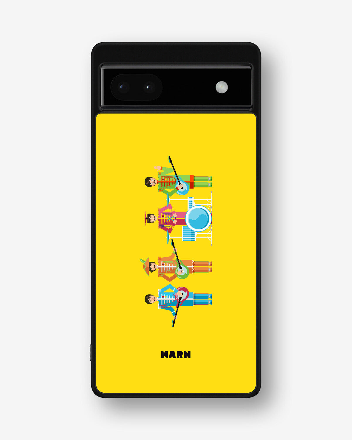 Google Pixel 6a Hard Case – Beatles Yellow - View 1