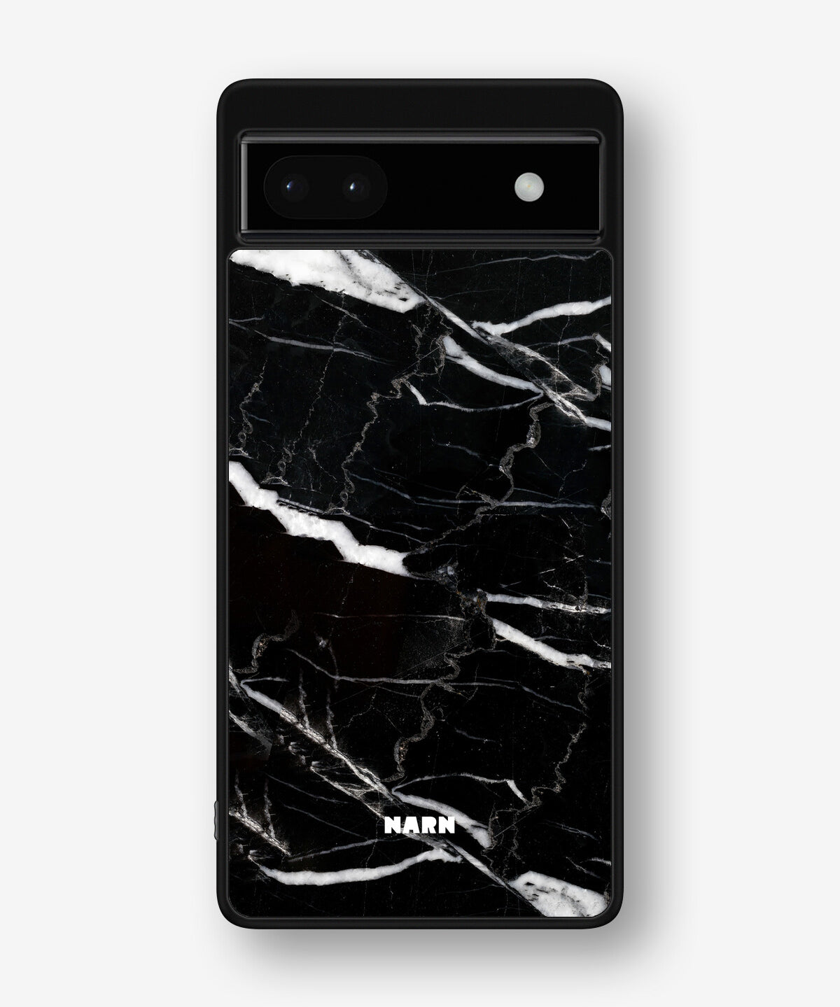 Google Pixel 6a Hard Case – Black Marble - View 1