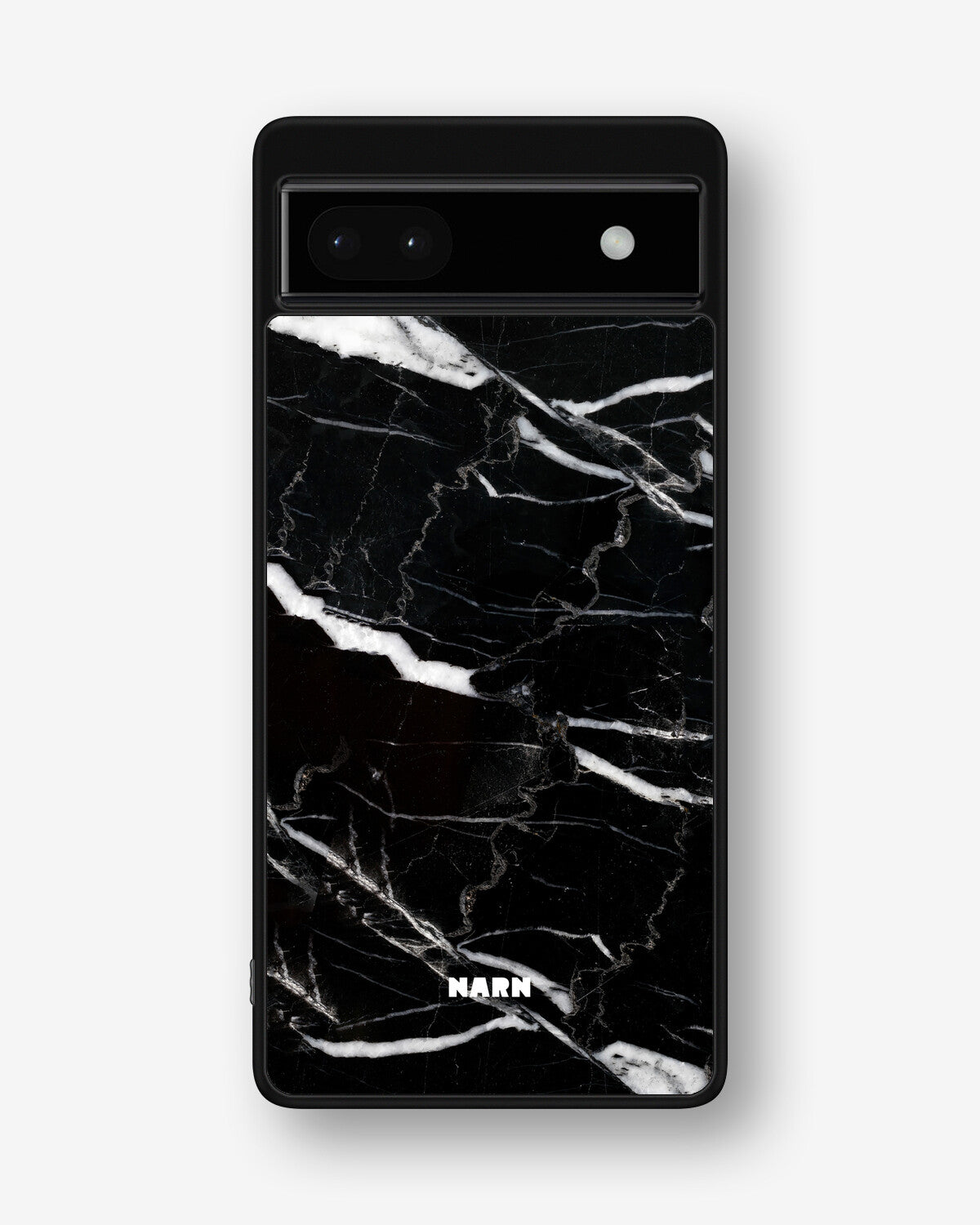 Google Pixel 6a Hard Case – Black Marble - View 1