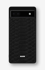 Google Pixel 6a Hard Case – Black Snake - View 1