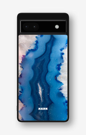 Google Pixel 6a Hard Case – Blue Agate - View 1