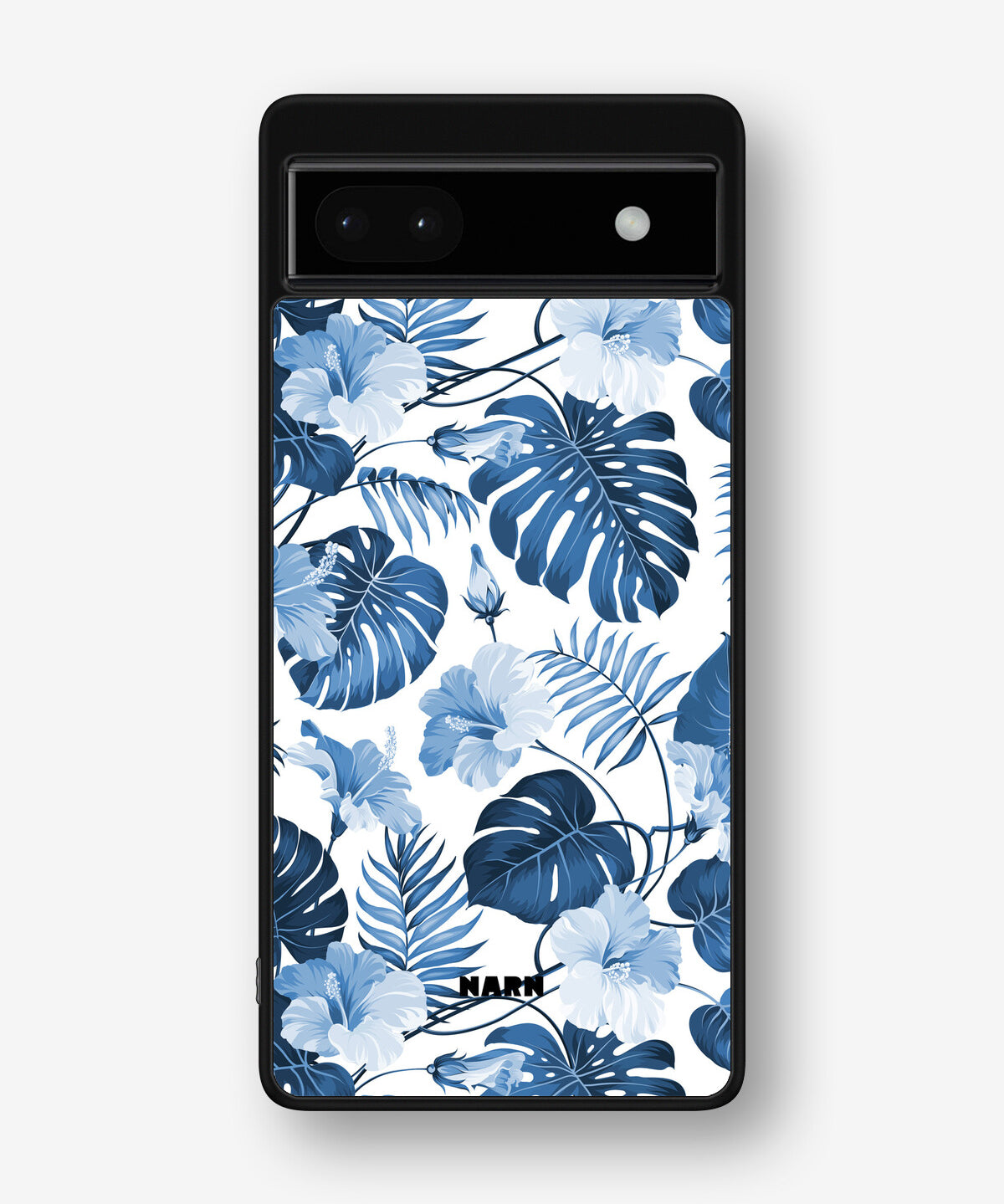 Google Pixel 6a Hard Case – Blue Tropics - View 1