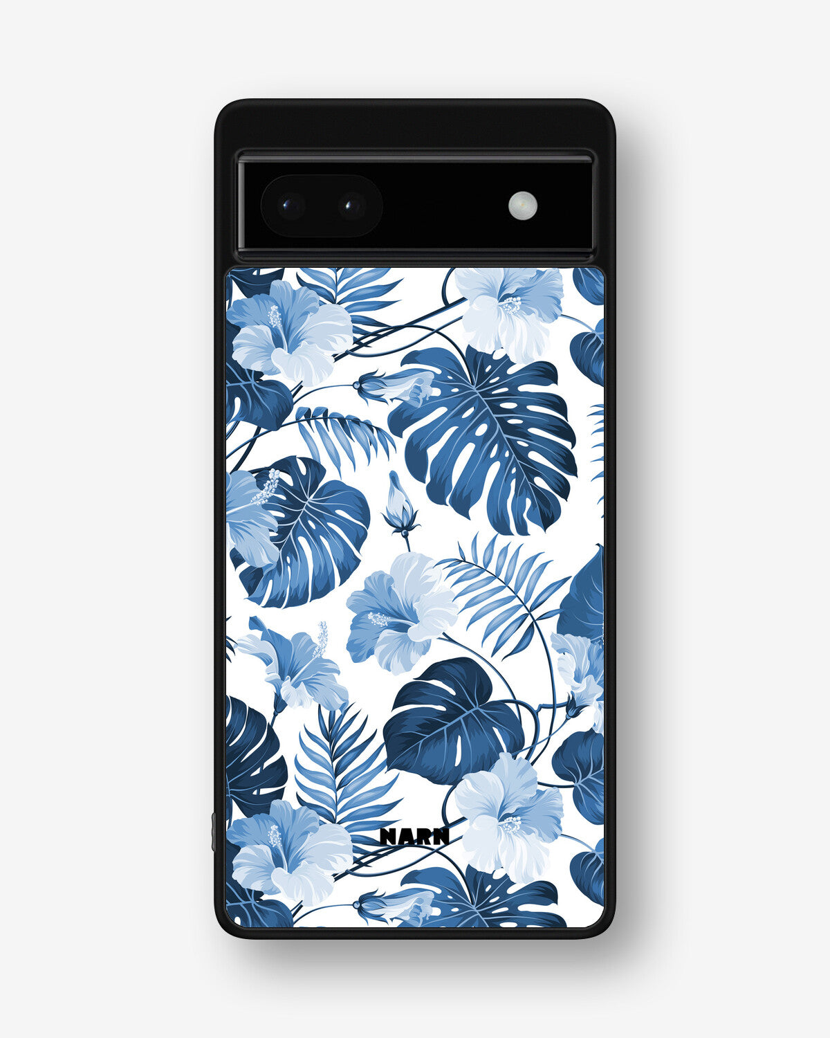 Google Pixel 6a Hard Case – Blue Tropics - View 1
