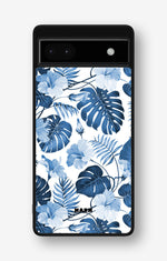 Google Pixel 6a Hard Case – Blue Tropics - View 1