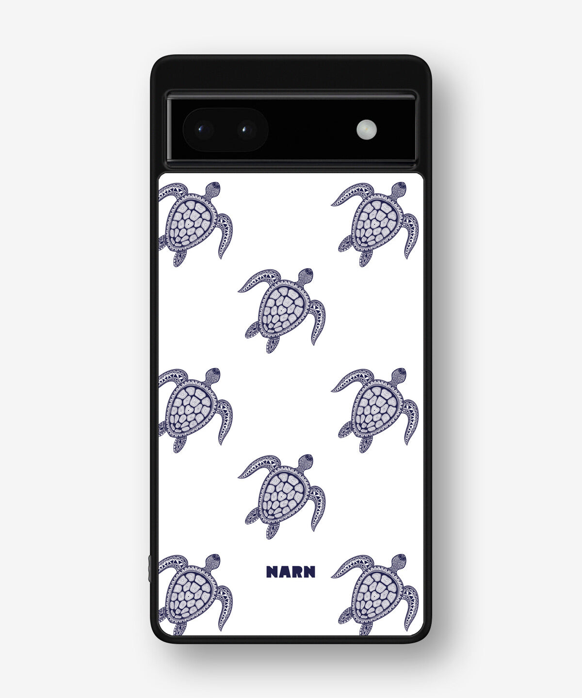 Google Pixel 6a Hard Case – Blue Turtles - View 1