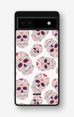 Google Pixel 6a Hard Case – Calavera Skulls - View 1