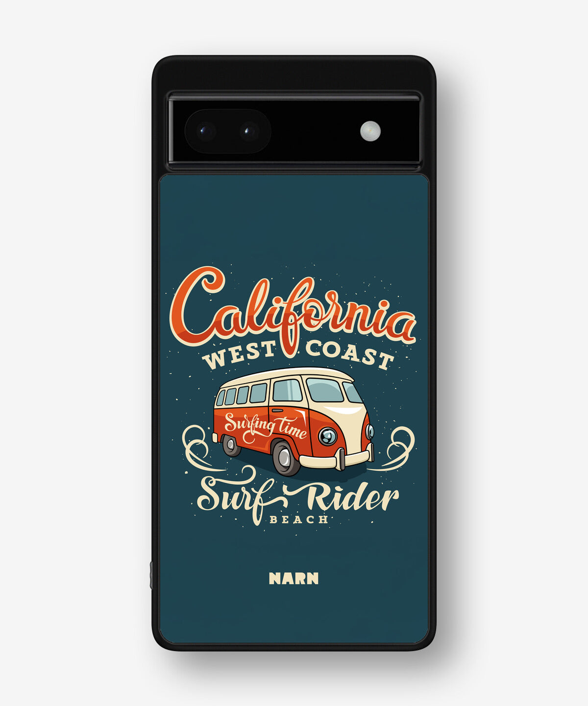 Google Pixel 6a Hard Case – California Surf - View 1