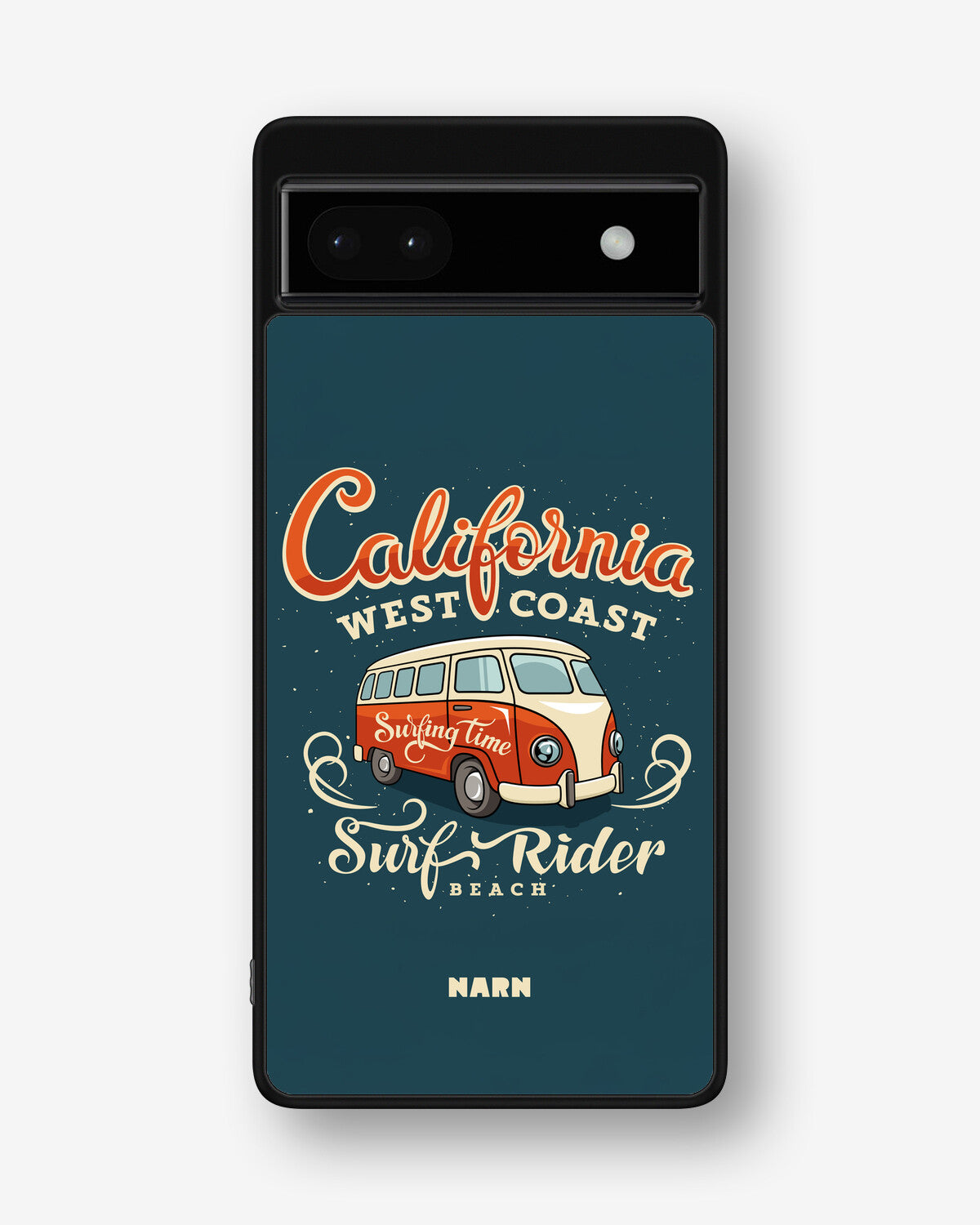Google Pixel 6a Hard Case – California Surf - View 1