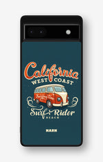 Google Pixel 6a Hard Case – California Surf - View 1