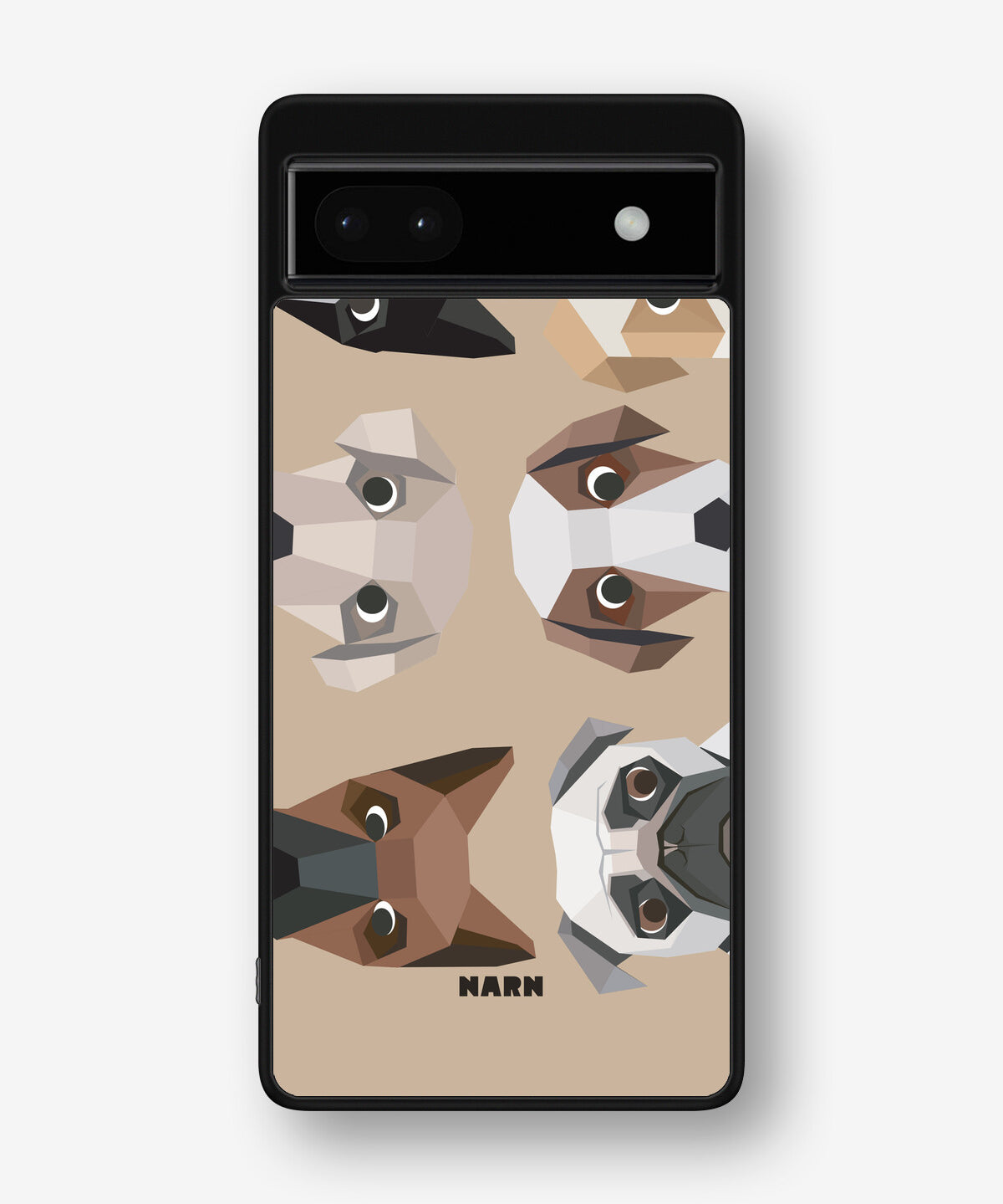 Google Pixel 6a Hard Case – Cute Dogs - View 1