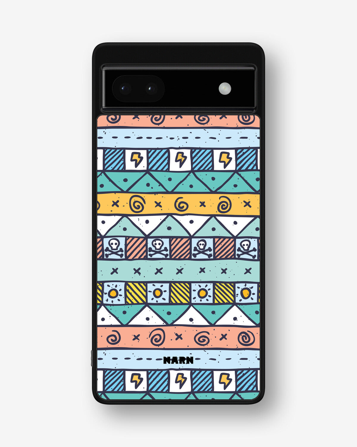 Google Pixel 6a Hard Case – Cute Pattern - View 1