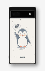 Google Pixel 6a Hard Case – Cute Penguin - View 1