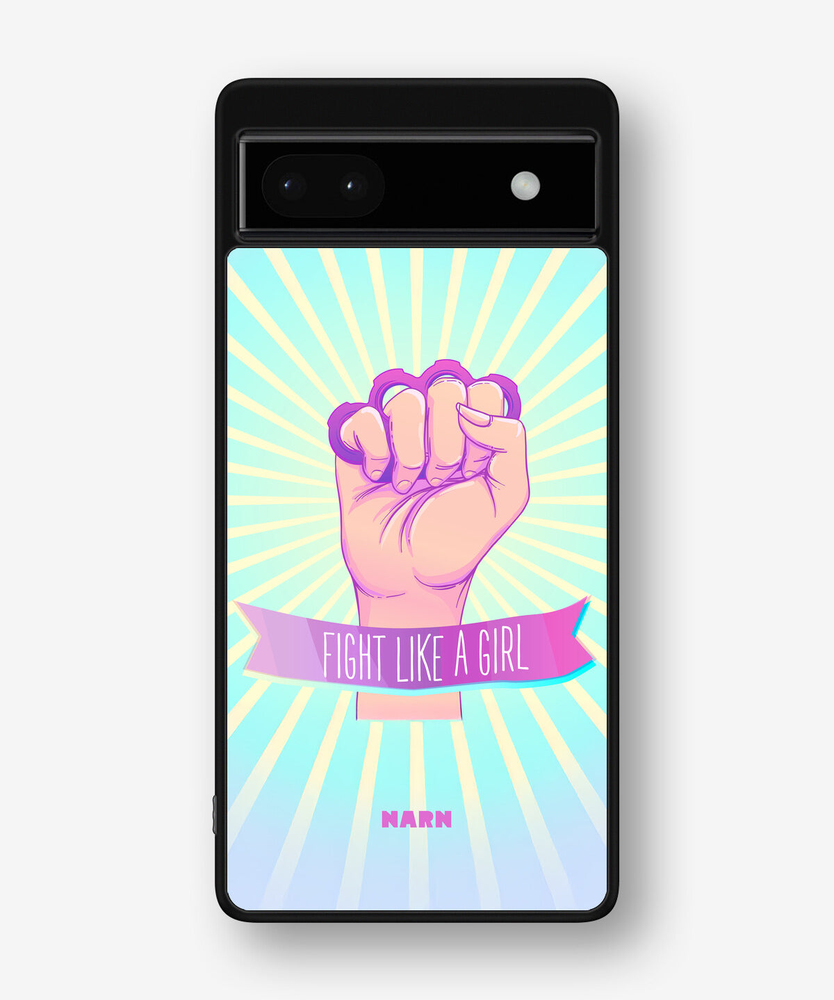 Google Pixel 6a Hard Case – Fight Like A Girl - View 1