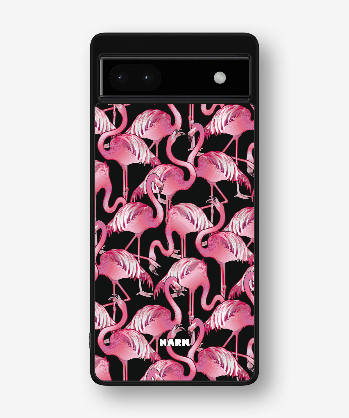 Google Pixel 6a Hard Case – Flamingos - View 1