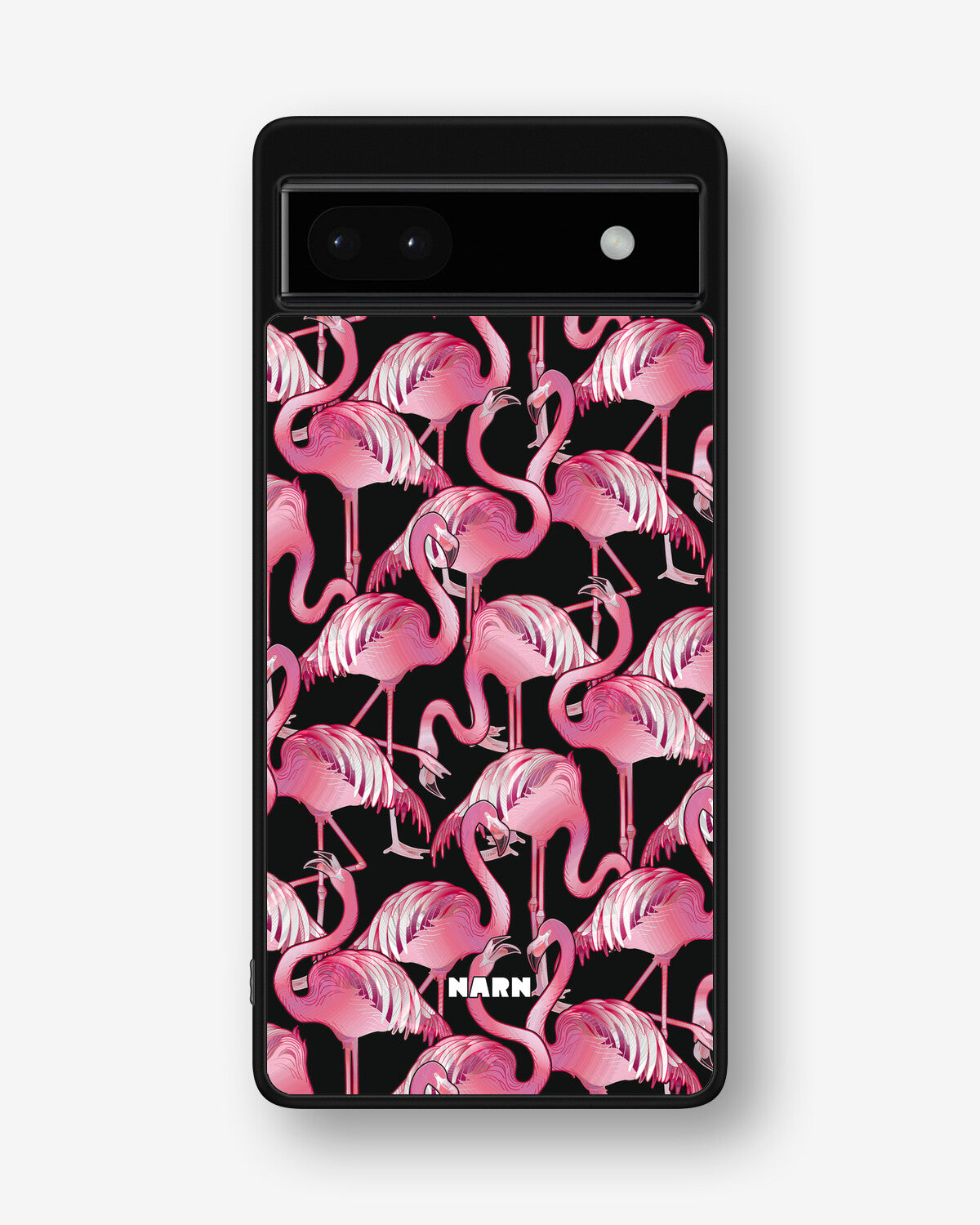 Google Pixel 6a Hard Case – Flamingos - View 1