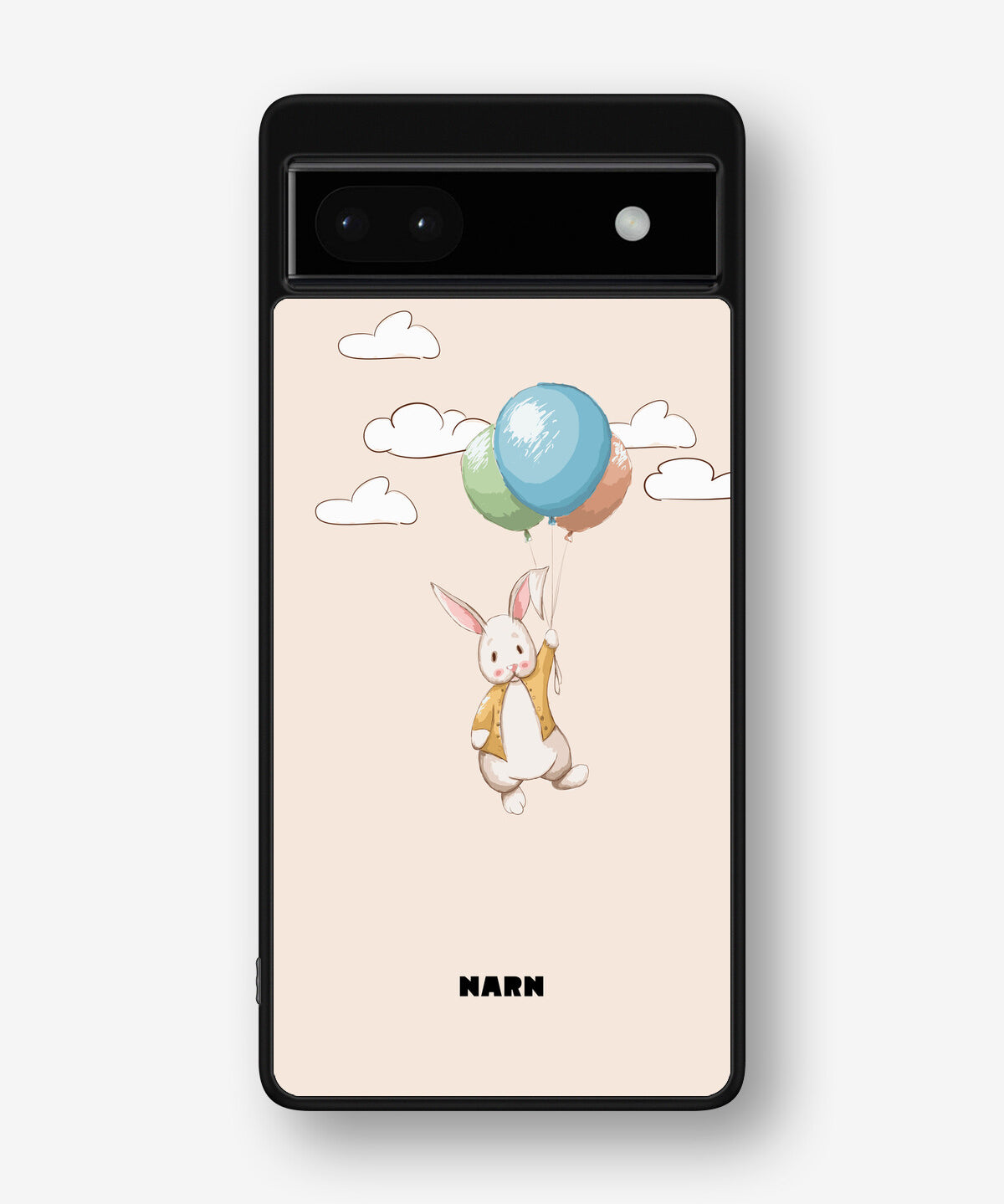 Google Pixel 6a Hard Case – Flying Rabbit - View 1