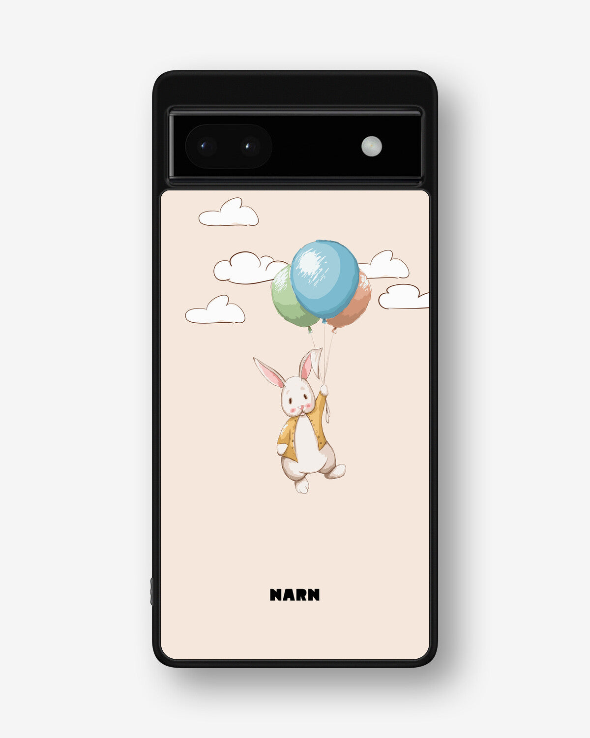 Google Pixel 6a Hard Case – Flying Rabbit - View 1