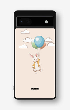 Google Pixel 6a Hard Case – Flying Rabbit - View 1