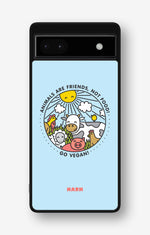 Google Pixel 6a Hard Case – Friends, Not Food - View 1