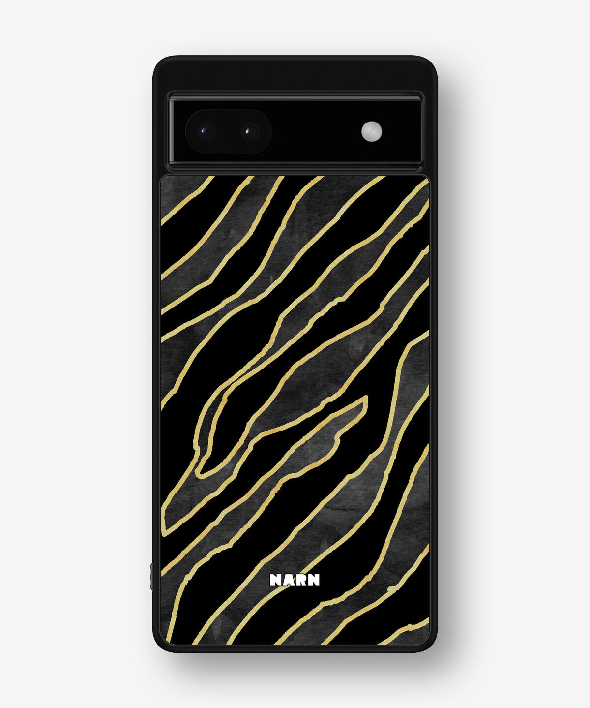 Google Pixel 6a Hard Case – Golden Zebra - View 1