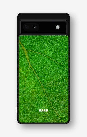 Google Pixel 6a Hard Case – Green Leafy - View 1