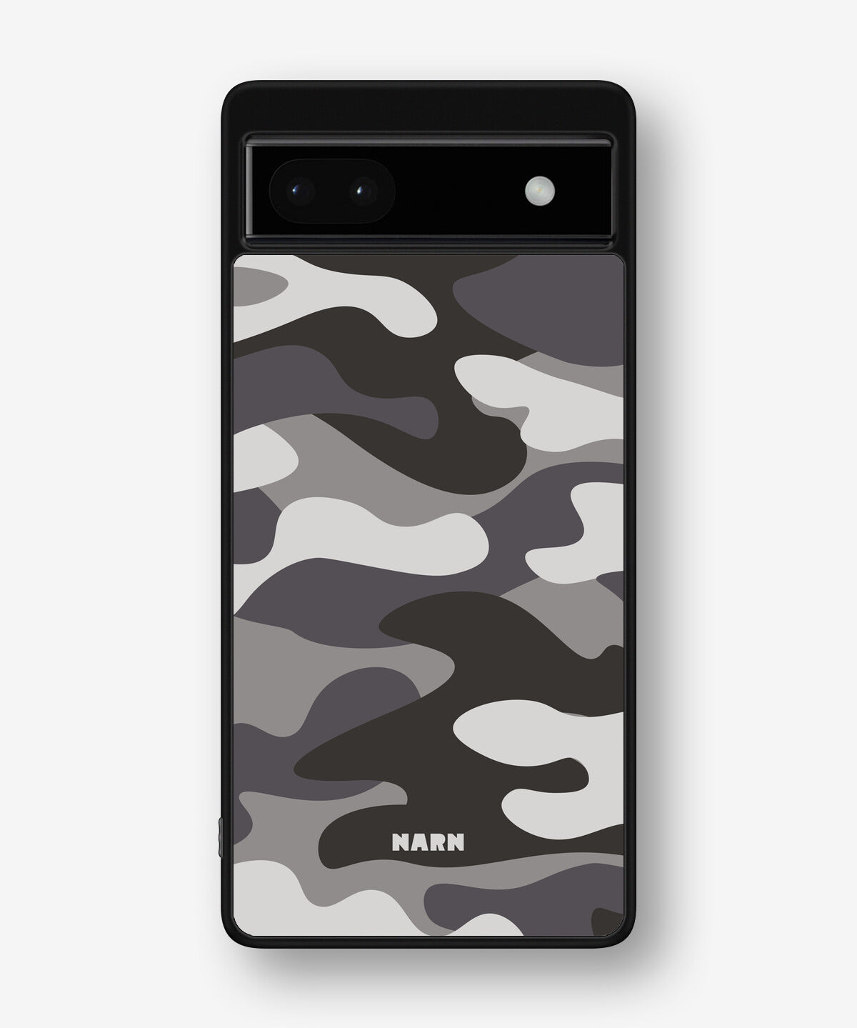 Google Pixel 6a Hard Case – Grey Camo - View 1
