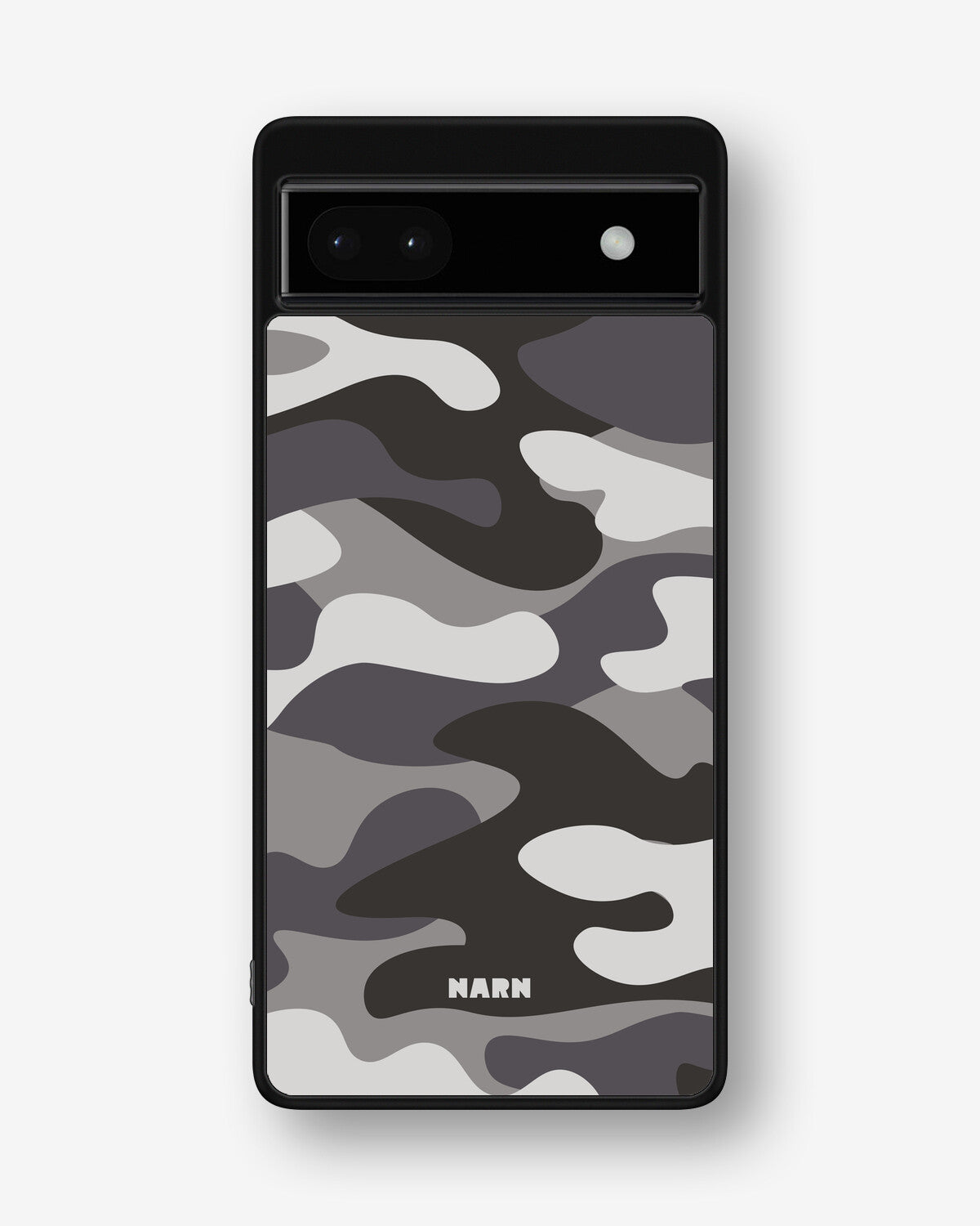 Google Pixel 6a Hard Case – Grey Camo - View 1