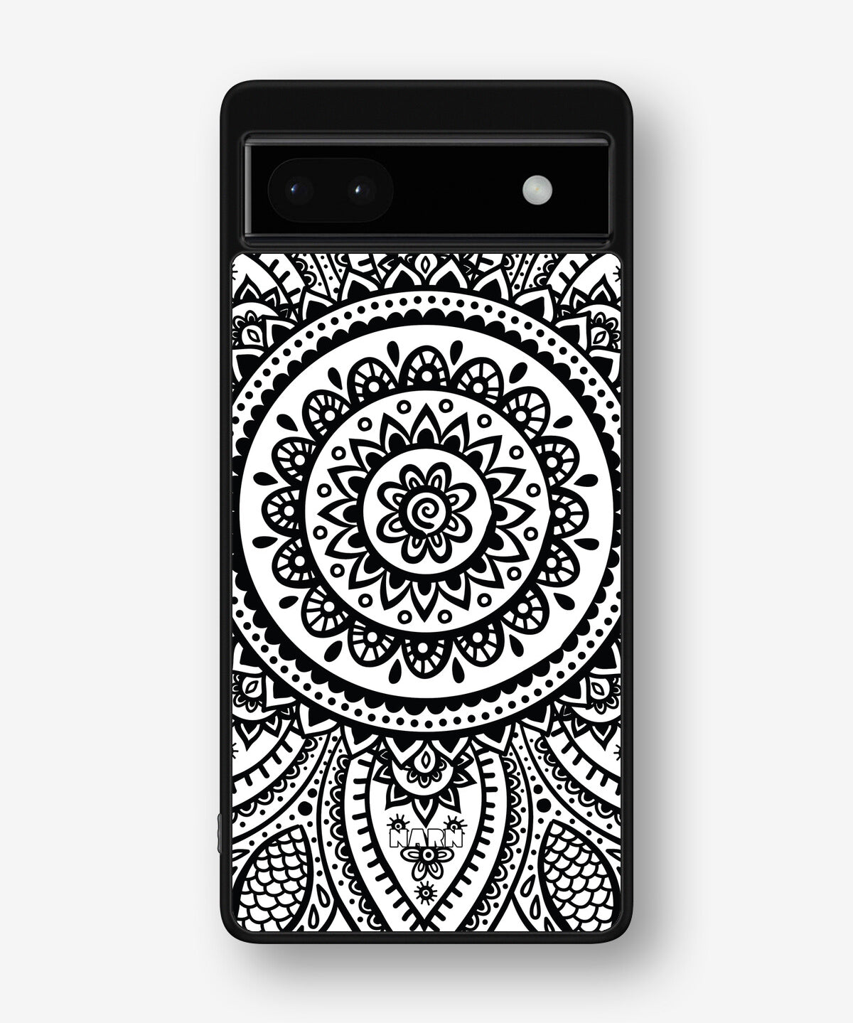 Google Pixel 6a Hard Case – Henna Mandala - View 1