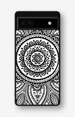 Google Pixel 6a Hard Case – Henna Mandala - View 1