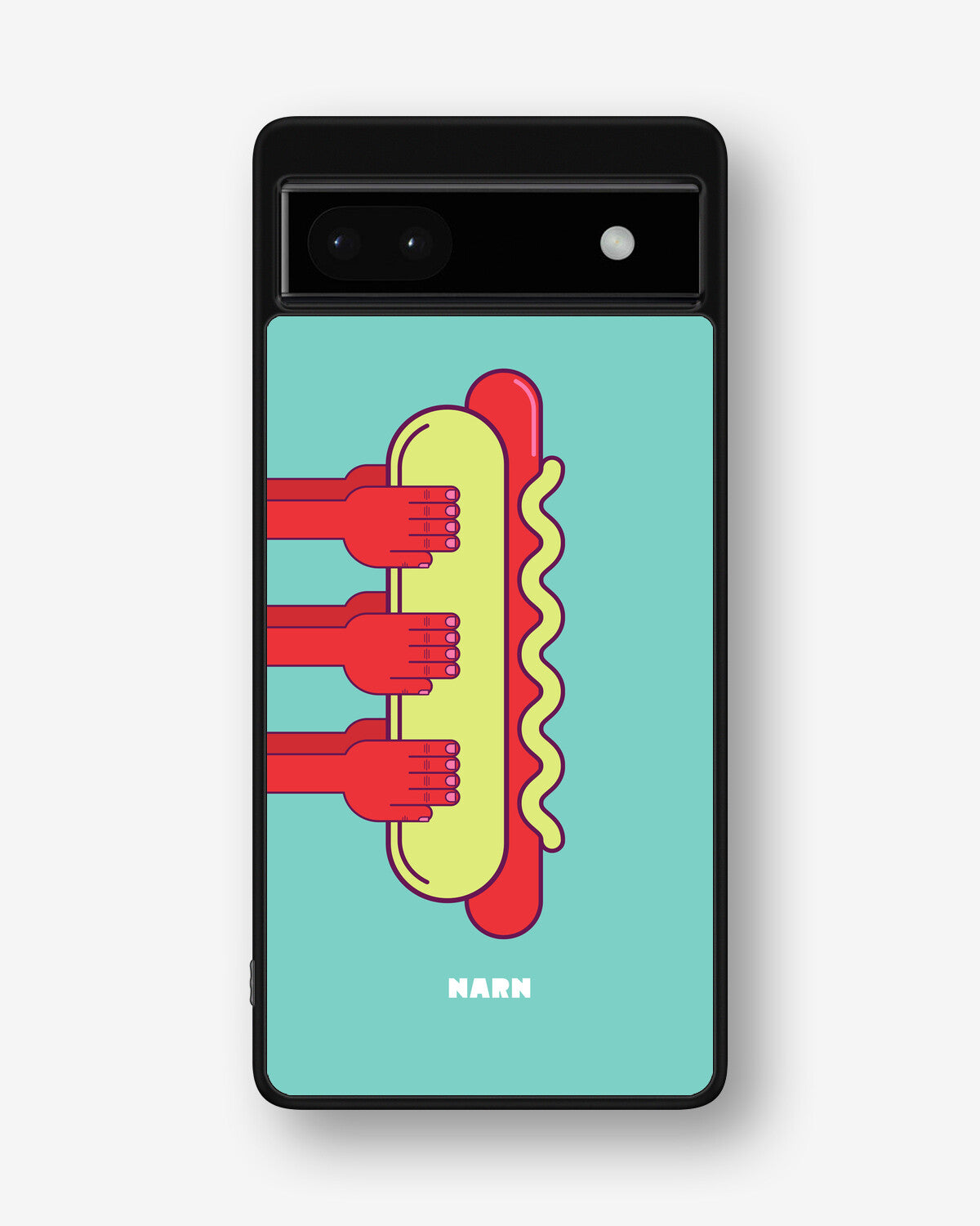 Google Pixel 6a Hard Case – Hot Dog - View 1