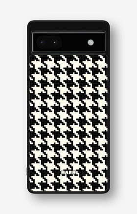 Google Pixel 6a Hard Case – Houndstooth - View 1