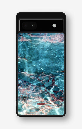 Google Pixel 6a Hard Case – Icy Marble - View 1