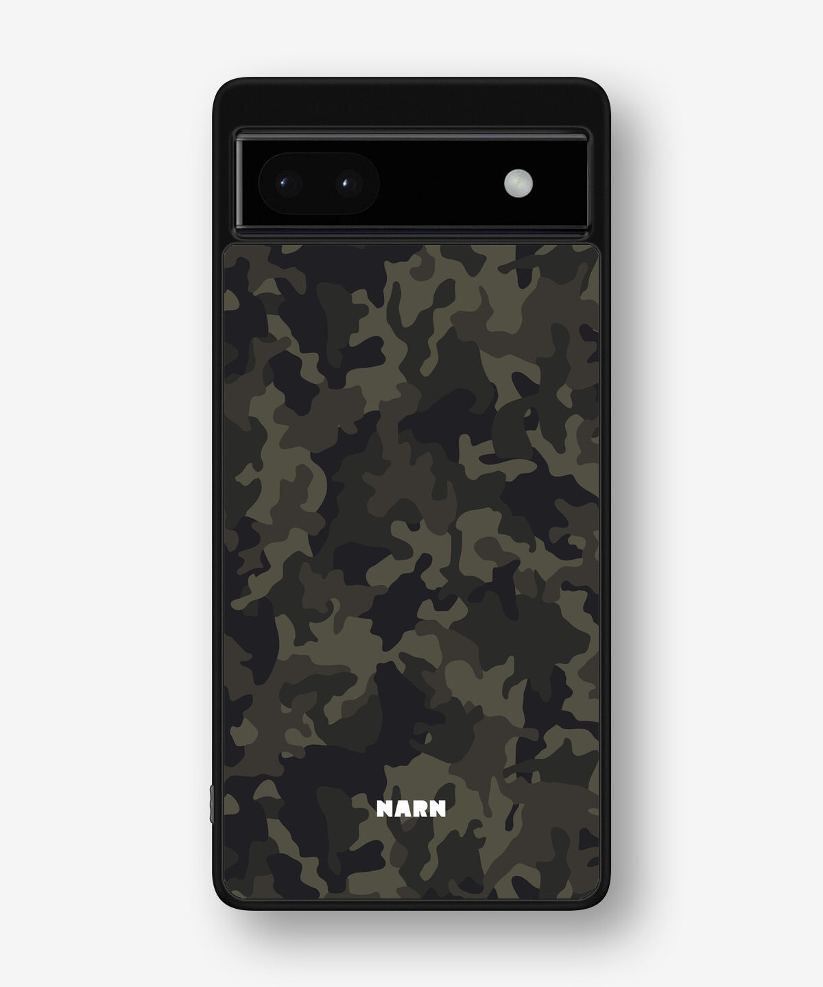 Google Pixel 6a Hard Case – Jungle Green Camo - View 1