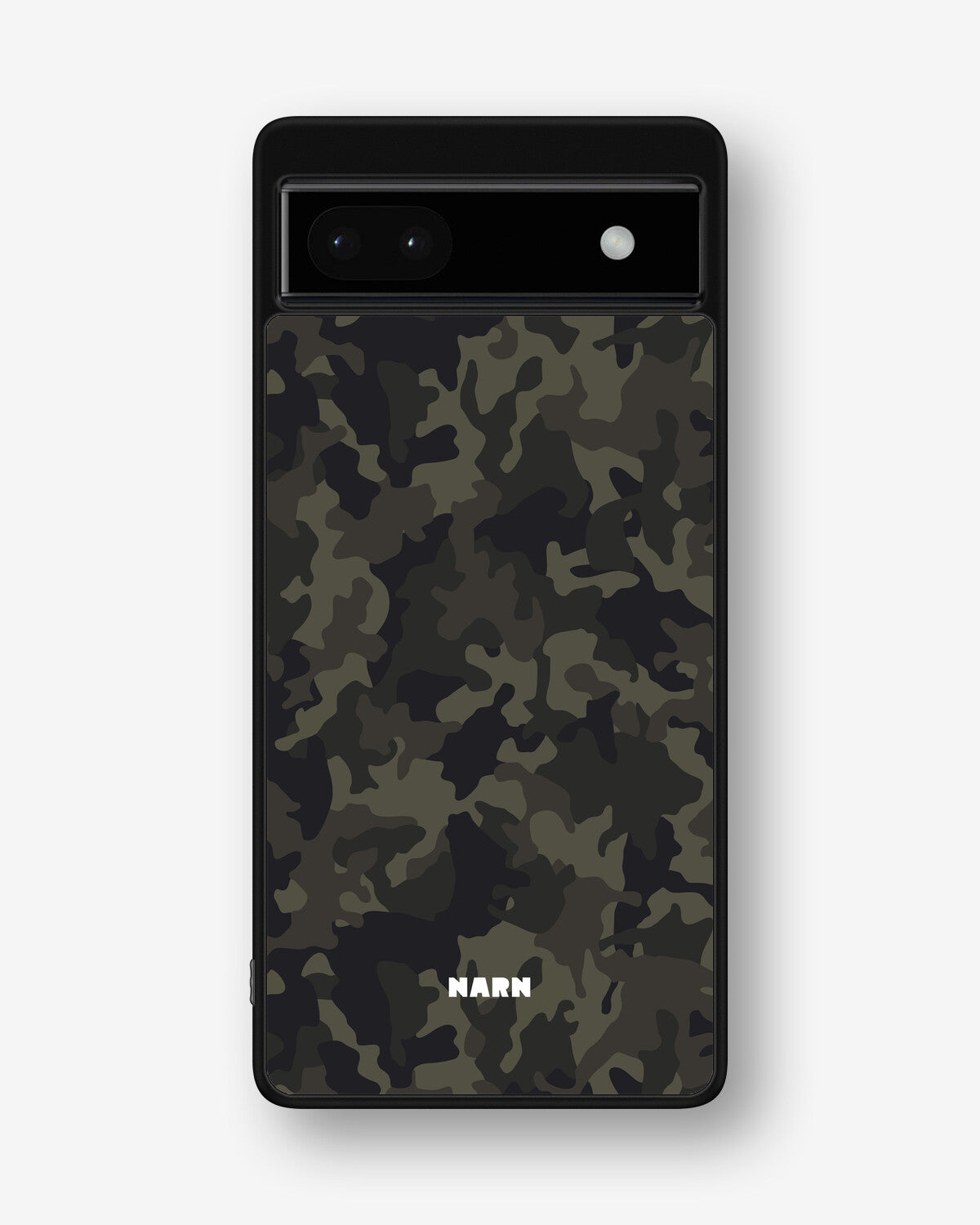 Google Pixel 6a Hard Case – Jungle Green Camo - View 1