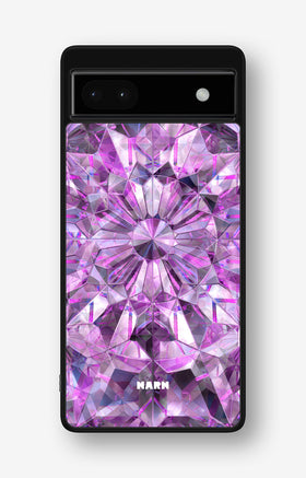 Google Pixel 6a Hard Case – Lavender Crystals - View 1