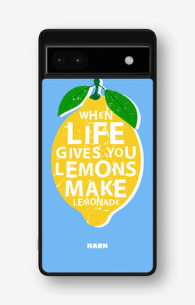 Google Pixel 6a Hard Case – Lemon Quote - View 1