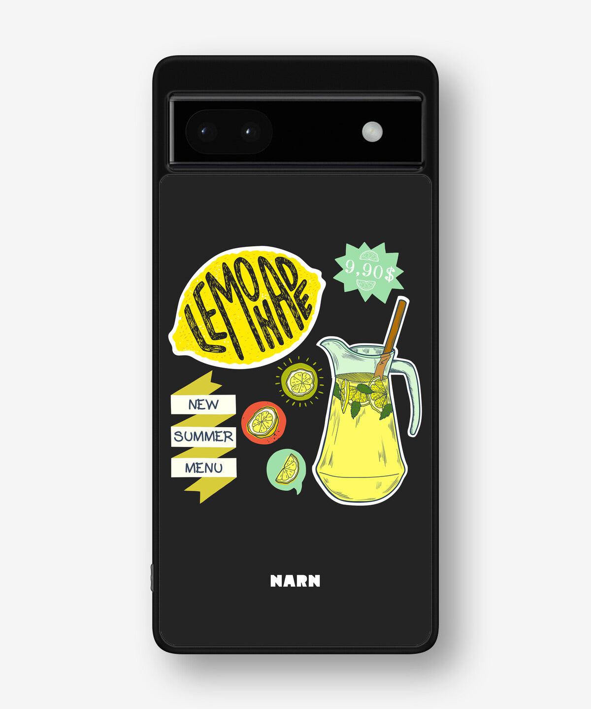 Google Pixel 6a Hard Case – Lemon Summer - View 1