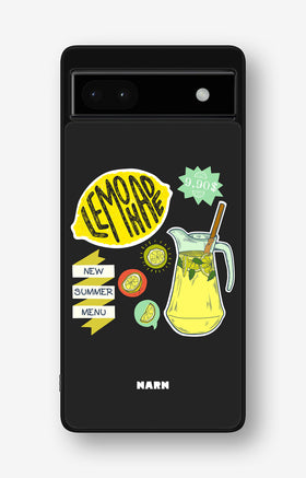 Google Pixel 6a Hard Case – Lemon Summer - View 1