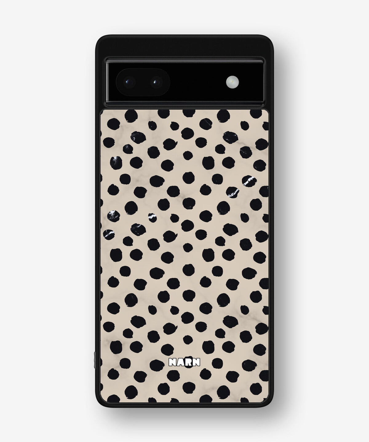 Google Pixel 6a Hard Case – Marble Dots - View 1