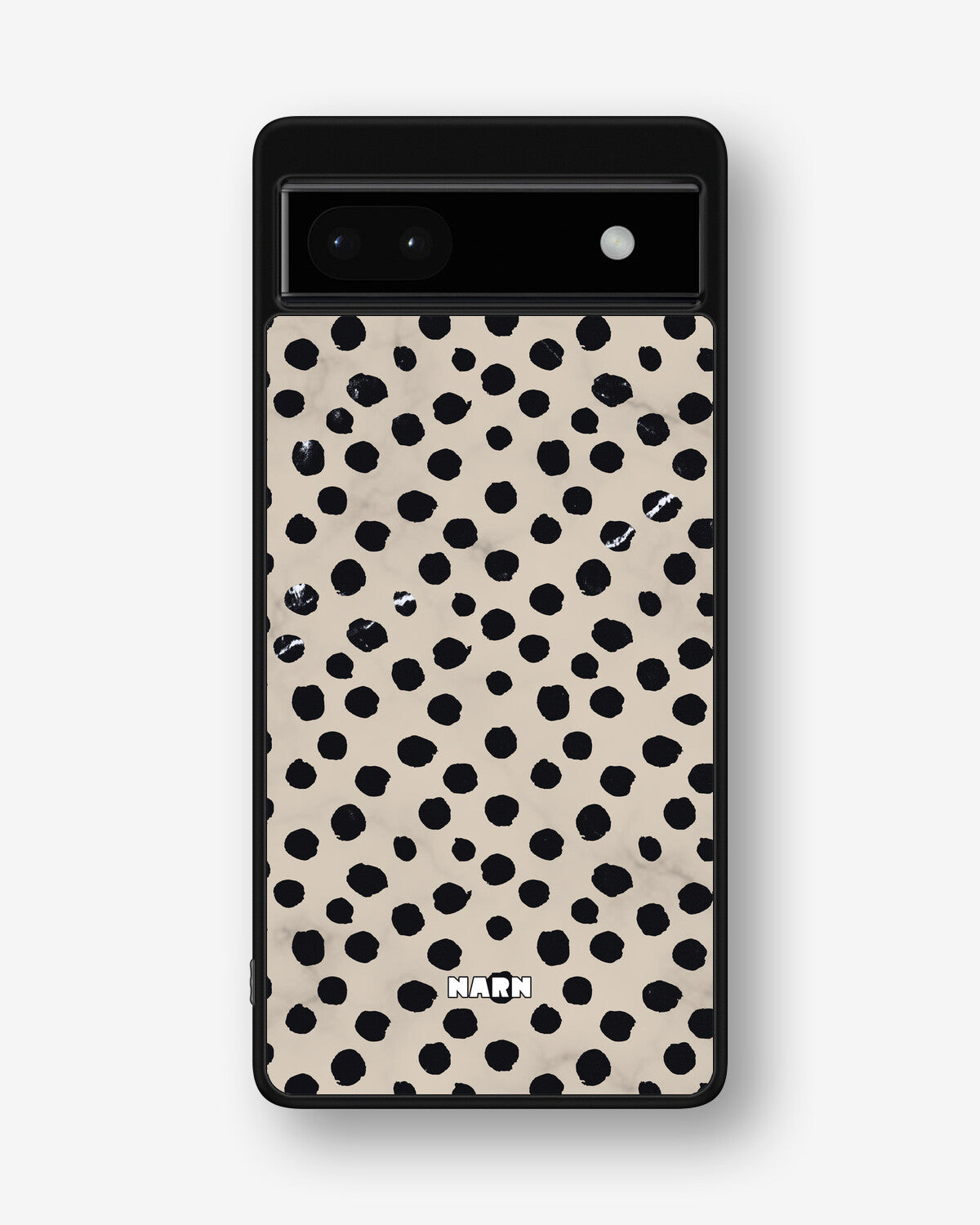 Google Pixel 6a Hard Case – Marble Dots - View 1