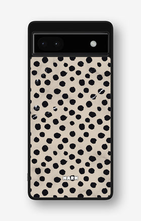 Google Pixel 6a Hard Case – Marble Dots - View 1