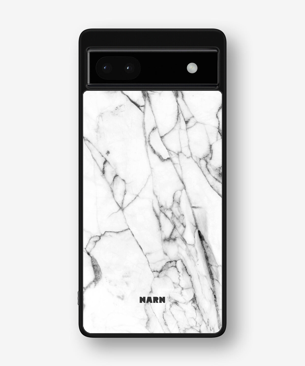 Google Pixel 6a Hard Case – Milky Marble - View 1
